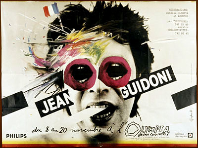 Jean Guidoni - affiche olympia 1983