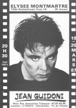 affiche Eys&eacute;e Montmartre 1987